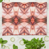 仮想形状のサケに適したシルキーなバーガンディ キッチンタオル (折り畳み)