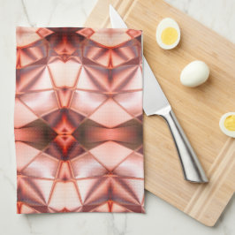 仮想形状のサケに適したシルキーなバーガンディ キッチンタオル