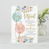 仮想性の明るさのベビーシャワー 招待状 (スタンド正面)