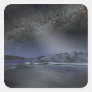 仮想惑星からの夜空2エイリアン スクエアシール