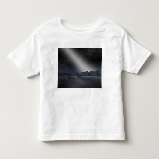 仮想惑星からの夜空 トドラーTシャツ (正面)