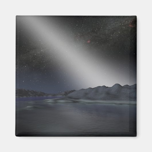 仮想惑星からの夜空 マグネット (正面)