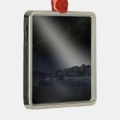 仮想惑星からの夜空 メタルオーナメント (右)