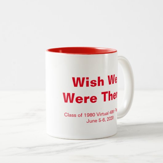 仮想懇親会記念マグ- 11オンス ツートーンマグカップ (正面右)