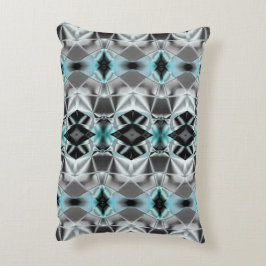 仮想淡い色のスタイルで澄んシルバーとブルーの連携 アクセントクッション