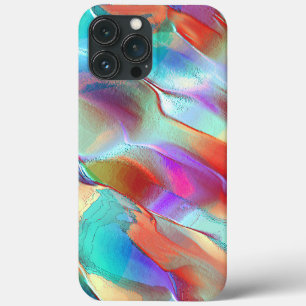 仮想玉石の虹の色 iPhone 13 PRO MAXケース