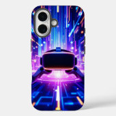 仮想現実のゲーム環境を浮き上がらせ Case-Mate iPhoneケース (裏面)