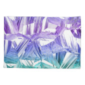 仮想現実は逆淡い色の逆で結晶の勾配： 枕カバー (裏面-左)