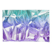 仮想現実は逆淡い色の逆で結晶の勾配： 枕カバー (正面左)