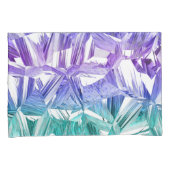 仮想現実は逆淡い色の逆で結晶の勾配： 枕カバー (正面右)