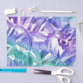 仮想現実は逆淡い色の逆で結晶の勾配： 薄葉紙 (クラフト)