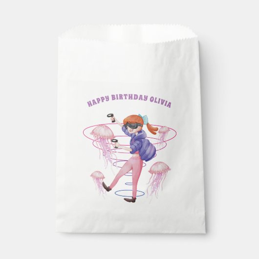 仮想現実 |ゲーム誕生日ありがとうございました フェイバーバッグ (正面)