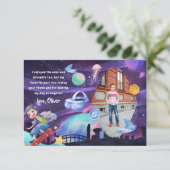 仮想現実 |ゲーム誕生日サンキューカード サンキューカード (スタンド正面)