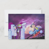 仮想現実 |ゲーム誕生日サンキューカード サンキューカード (裏面)