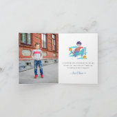 仮想現実 |ゲーム誕生日サンキューカード サンキューカード (内部)