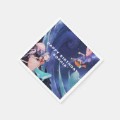 仮想現実 |ゲーム誕生日ナプキン スタンダードカクテルナプキン (角)