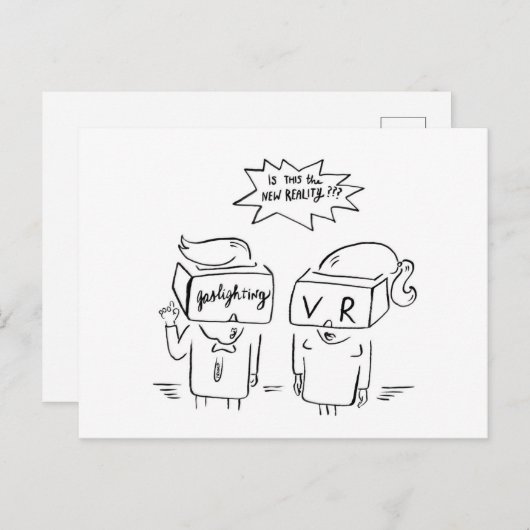 仮想現実， 01 ポストカード (正面/裏面)