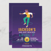 仮想現実VRデジタルゲーミングゲーマー 招待状 (正面/裏面)