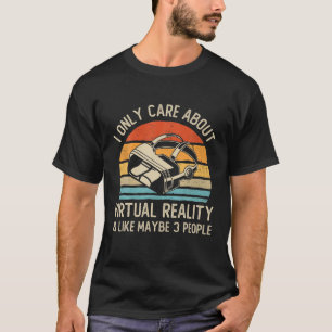 仮想現実VR愛オーグメントリアリティAR追加 Tシャツ
