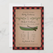 仮想素朴ライ結婚ブストリームカヌー 招待状 (正面)