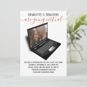 仮想結婚式の日付写真を保存 セーブザデート (スタンド正面)