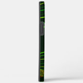 仮想葉緑色、黄色の「火色」カーブ Case-Mate iPhoneケース (裏面 / 右)