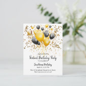 仮想誕生日パーティー インビテーションポストカード (スタンド正面)