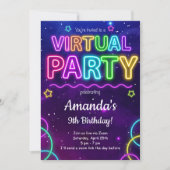 仮想誕生日招待状 招待状 (正面)