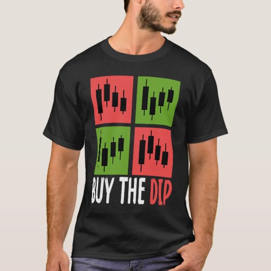 仮想通貨の下落買いブロックチェーントレーダー最高の Tシャツ (正面)