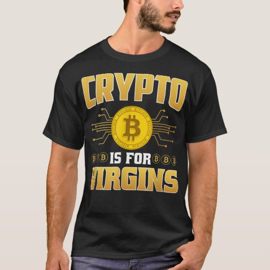 仮想通貨は初心者のもの Tシャツ (正面)