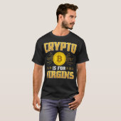 仮想通貨は初心者のもの Tシャツ (正面フル)