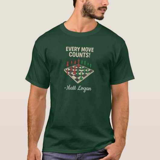 仮想通貨チェスのキャンドルホルダーTシャツ Tシャツ (正面)