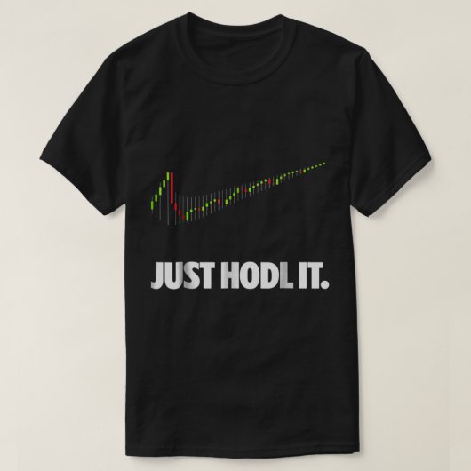 仮想通貨トレーダー必見!HODL(ホドル)Tシャツ Tシャツ (デザイン正面)