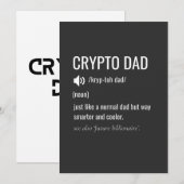 仮想通貨パパの定義 ビットコイン HODL 父の日 シーズンカード (正面/裏面)