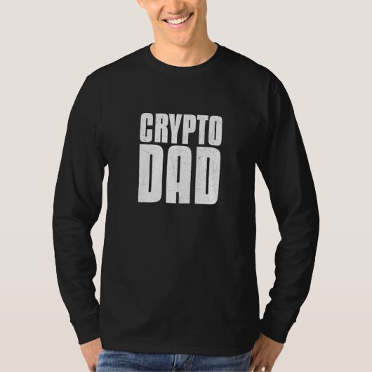 仮想通貨パパは裕福なパパ Tシャツ (正面)