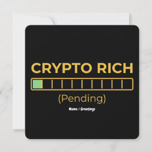 仮想通貨リッチ保留中 ローディングバー 楽しい投資家 招待状