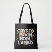 仮想通貨月HODLランボ トートバッグ (正面)