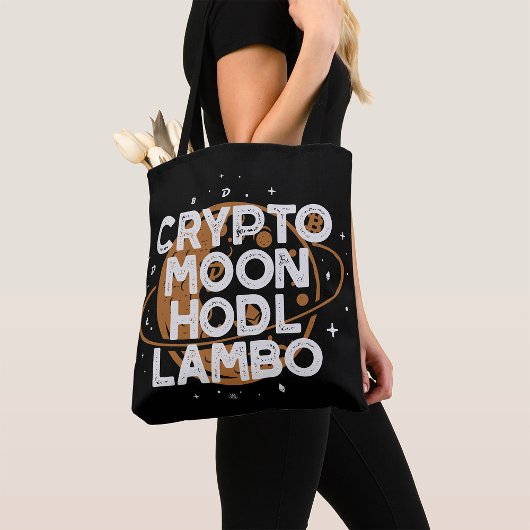 仮想通貨月HODLランボ トートバッグ