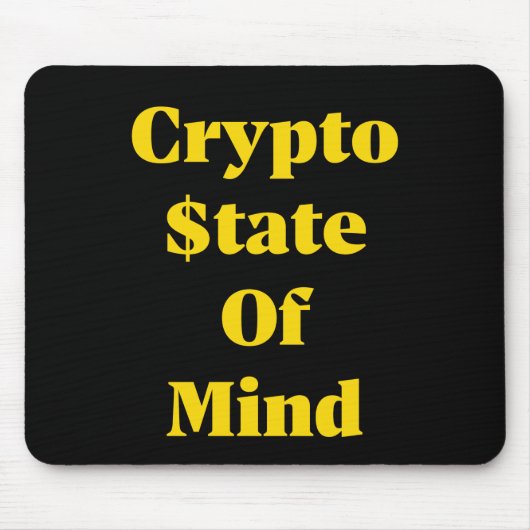 仮想通貨$tate Of Mind マウスパッド (正面)