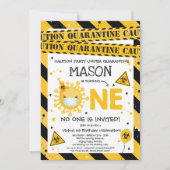 仮想1日目の誕生日パーティー検疫1日目の誕生日 招待状 (正面)