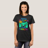 仮想2級卒業レベルの完全ビデオ Tシャツ (正面フル)