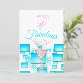 仮想50と素晴らしいカクテルモダンパーティー 招待状 (スタンド正面)