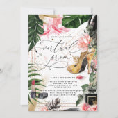 仮想Promパーティー | Glamorous Summer Greenery 招待状 (正面)