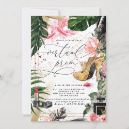 仮想Promパーティー | Glamorous Summer Greenery 招待状