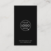 仮想QRコード報酬ビジネスロゴデジタルロイヤル ロイヤリティカード (裏面)