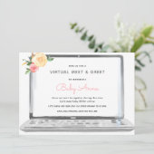 仮想SIPと「ようこそ」ベビー 招待状 (スタンド正面)