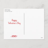 仮想XOXOのみ |バレおもしろいンタイン検疫 シーズンポストカード (裏面)