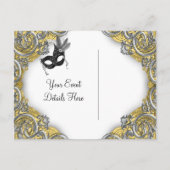 仮装で日付を保存 案内ポストカード (裏面)