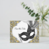 仮装で日付を保存 案内ポストカード (スタンド正面)