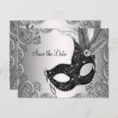 仮装で日付を保存 案内ポストカード (正面/裏面)